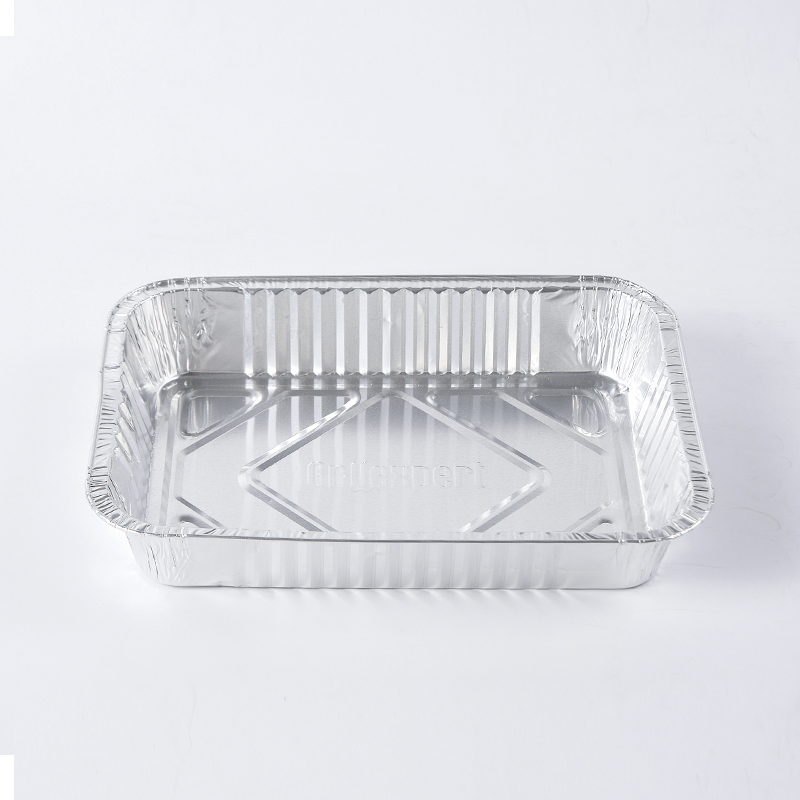 Comerț cu ridicata de unică folosință economică din folie de aluminiu tavă container pentru gătit alimente ambalare coacere RK-22