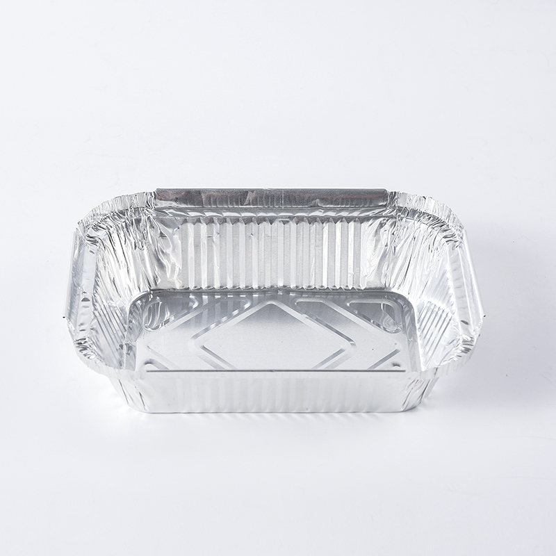 Container pentru tavă din folie mică, logo-ul OEM, folie de aluminiu pentru ambalarea alimentelor, timp de lucru de unică folosință în bucătărie, personalizat RK-58